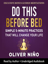 Do This Before Bed
